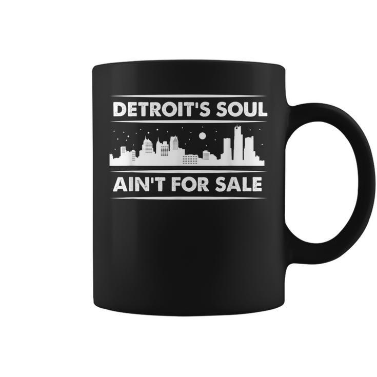 Detroit Soul Ain't For Sale City Life Downtown Music Coffee Mug