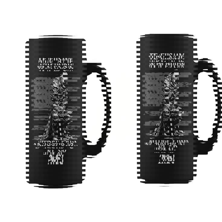 The Devil Saw Me With My Head Down And Thought He'd Won Mens Coffee Mug