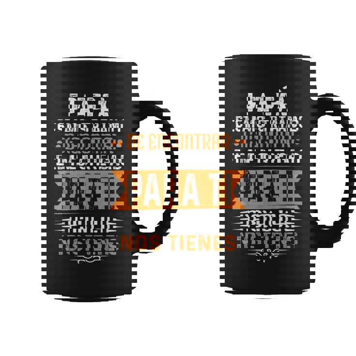 Día Del Padre E Hijo E Hija Para Mejor Padre Papá Taza de café