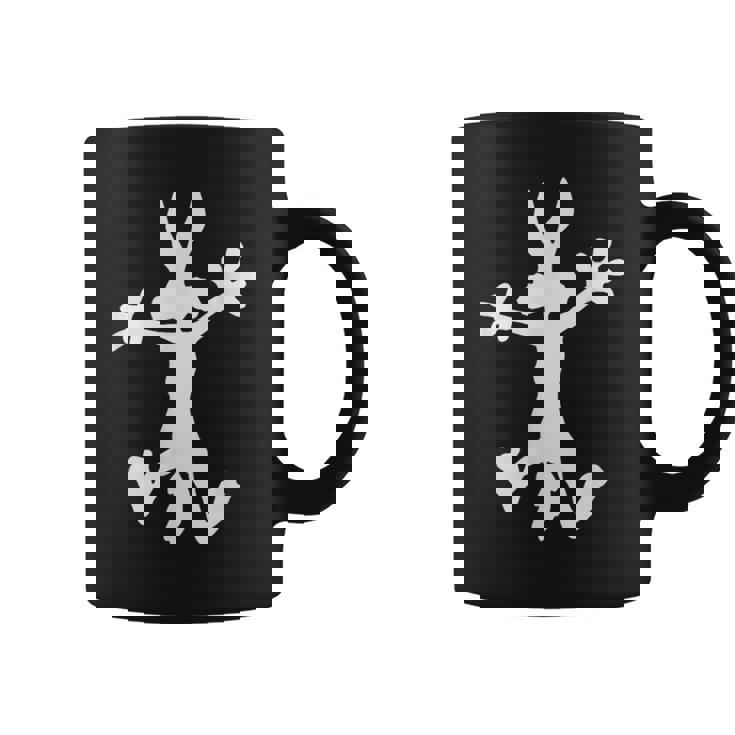 Dibujos Animados Coyote Divertido Taza de café