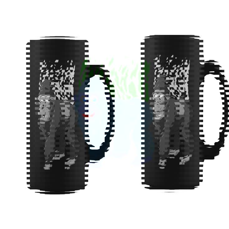 Dibujos Animados Gorila I Mono I Niños Gorila Taza de café