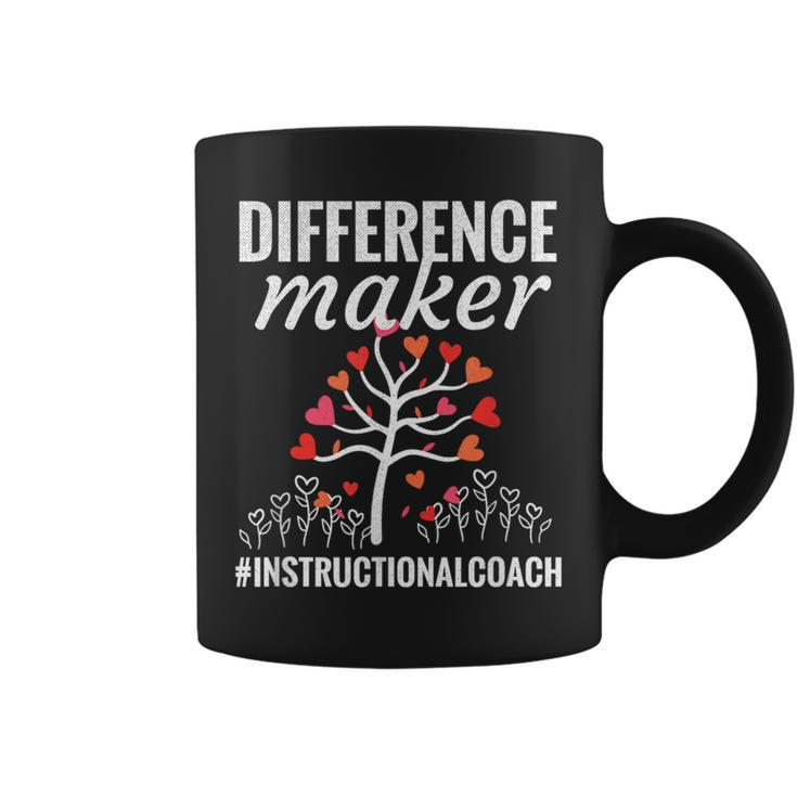 Difference Maker Instructional Coach Appreciation Coffee Mug