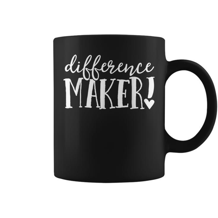 Difference Maker Teacher Growth Mindset Kindness Kind Coffee Mug