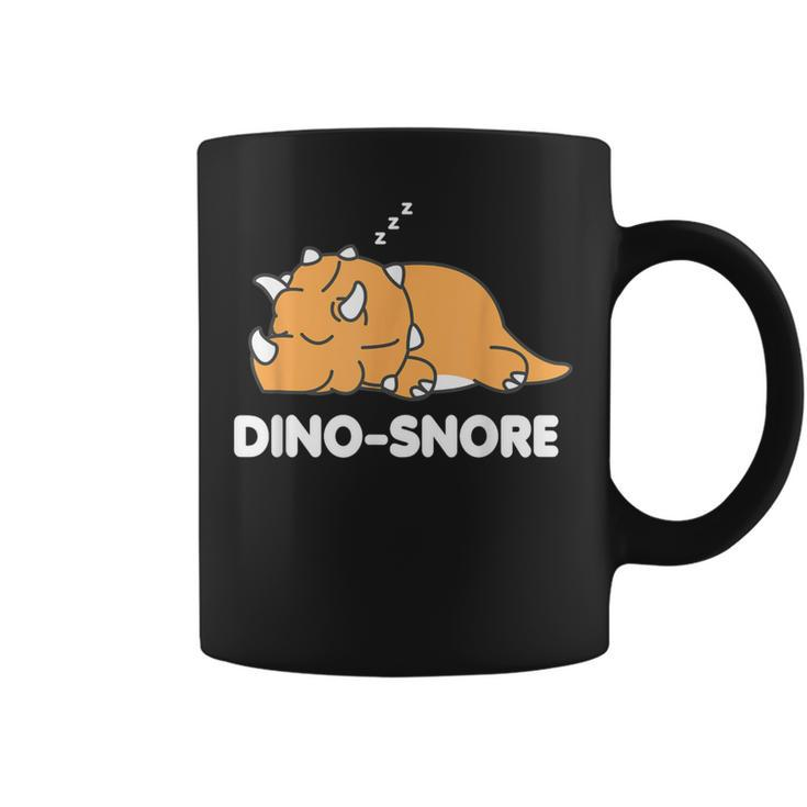 Dino Snore Triceratops Dinosaur Pyjamas Coffee Mug