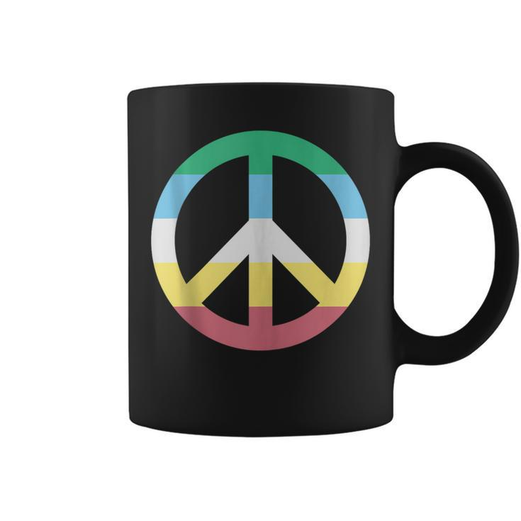 Disability Peace Sign Disabilities Month Disability Coffee Mug