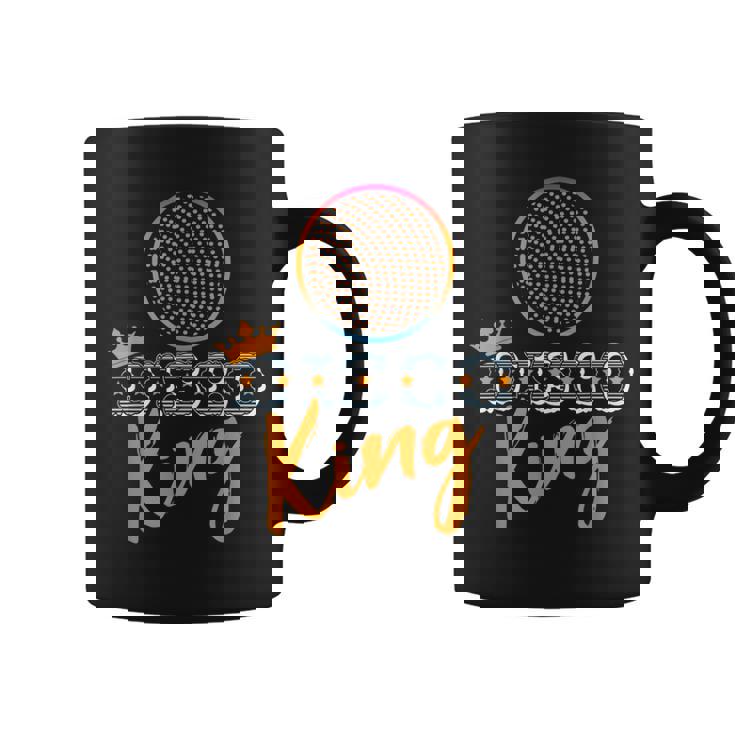 Disco King Espejo Ball Old School Retrointage Disco Dj Top Taza de café