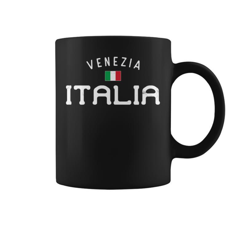 Distressed Venezia Italia With Italian Flag Coffee Mug