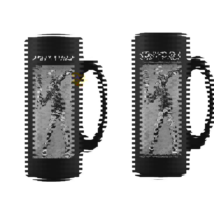 Divertida Dean Gogh Meme Aesthetic Taza de café