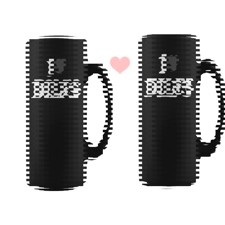 Divertido Me Encantan Los Dilf Me Encantan Los Dilf Red Heart Cool Taza de café