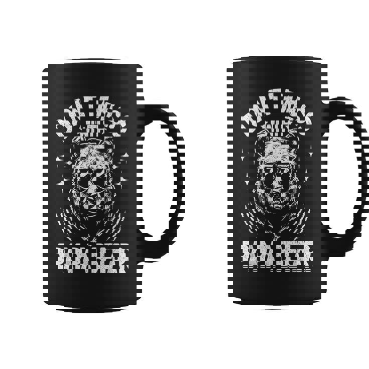 Divertido Papá Oso No Te Metas Con Papá Bear Divertido Día Del Padre Taza de café