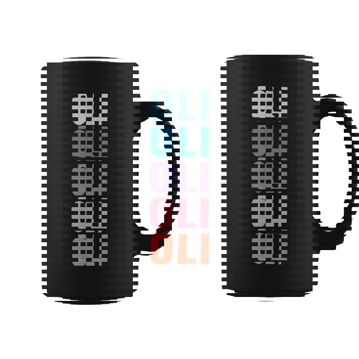Divertido Regalo Nombre Oli Personalizado Primer Nombre Taza de café