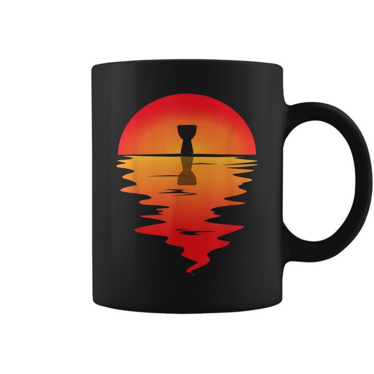 Djembe African Drum Sunset Drumming Djembe Player Drummer Coffee Mug