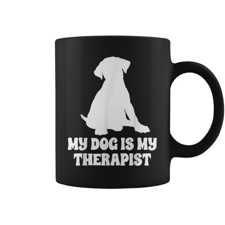 My Dog Is My Therapist Coffee Mug