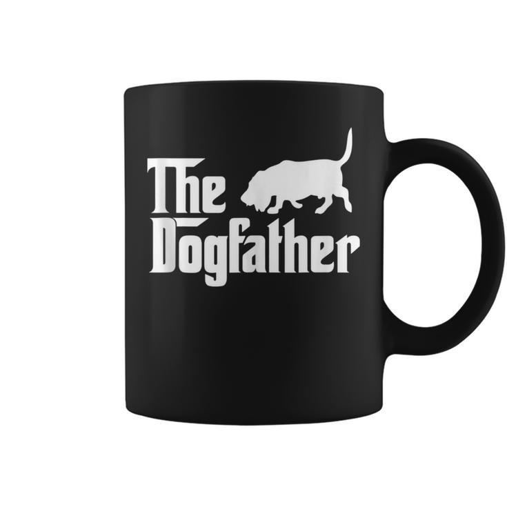 The Dogfather Basset Hound Dog Father Dad Coffee Mug