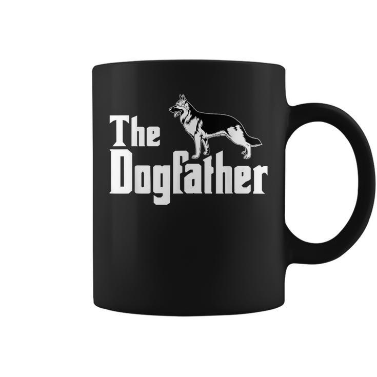 The Dogfather German Shepherd For Dad Fathers Day Coffee Mug