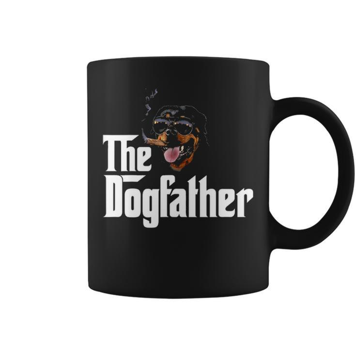 The Dogfather Rottweiler Dog Owner Dog Lover Coffee Mug
