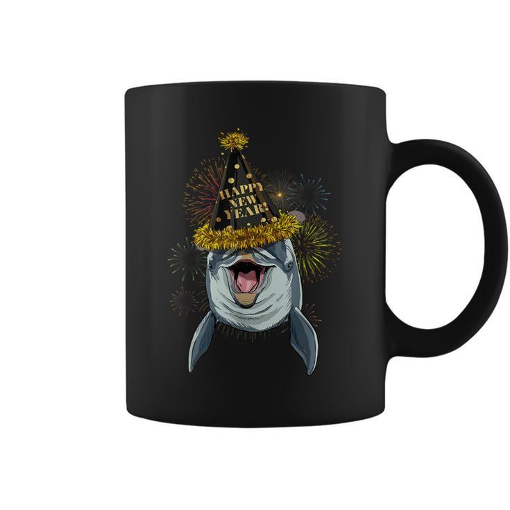 Dolphin Happy New Year 2021 New Years Eve Party Coffee Mug