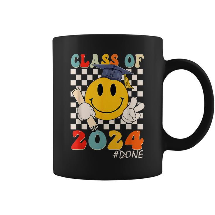 Done Class Of 2024 Graduation Graduate Senior High School Coffee Mug