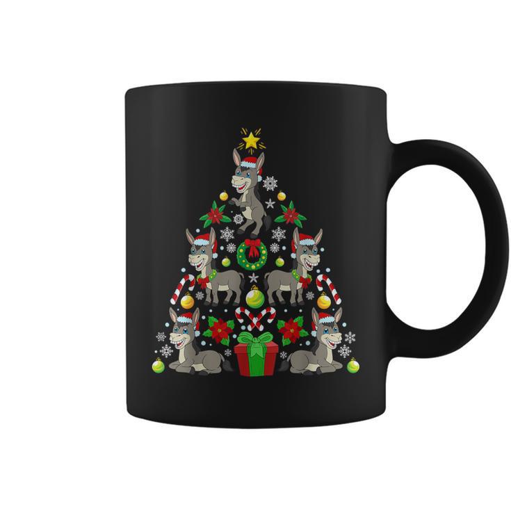 Donkey Christmas Tree Farmer Coffee Mug