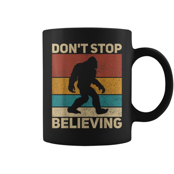 Don't Stop Believing Sasquatch Costume Big Foot Bigfoot Coffee Mug