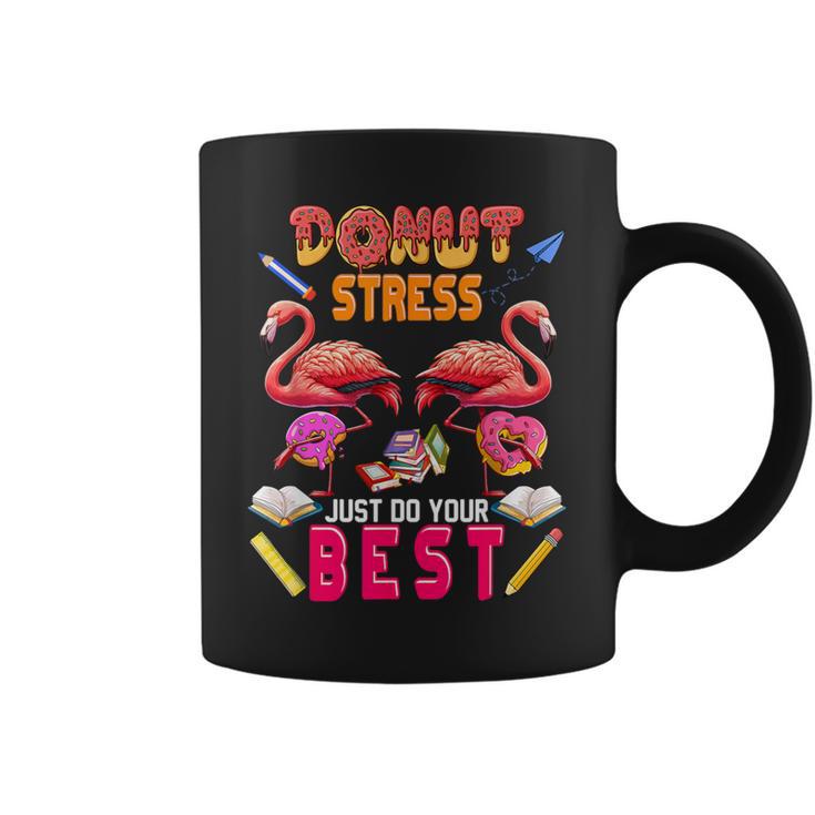 Donut Stress Just Do Best Costume Donuts Lover Flamingos Coffee Mug