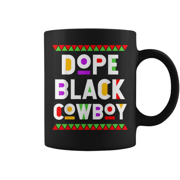 Dope Black Cowboy African American Job Proud Profession Coffee Mug