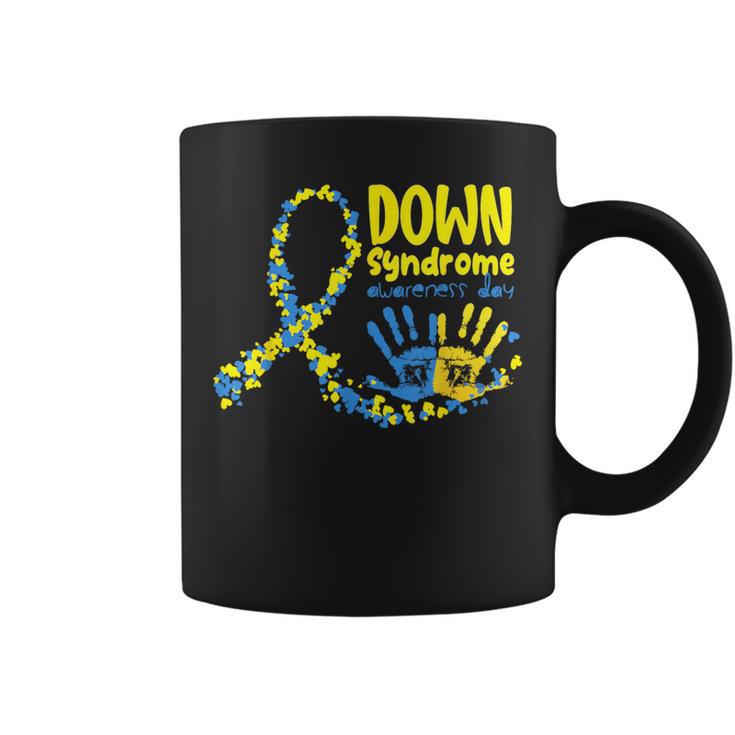 Down Syndrome Awareness Day Ribbon Down Syndrome Acceptance Coffee Mug