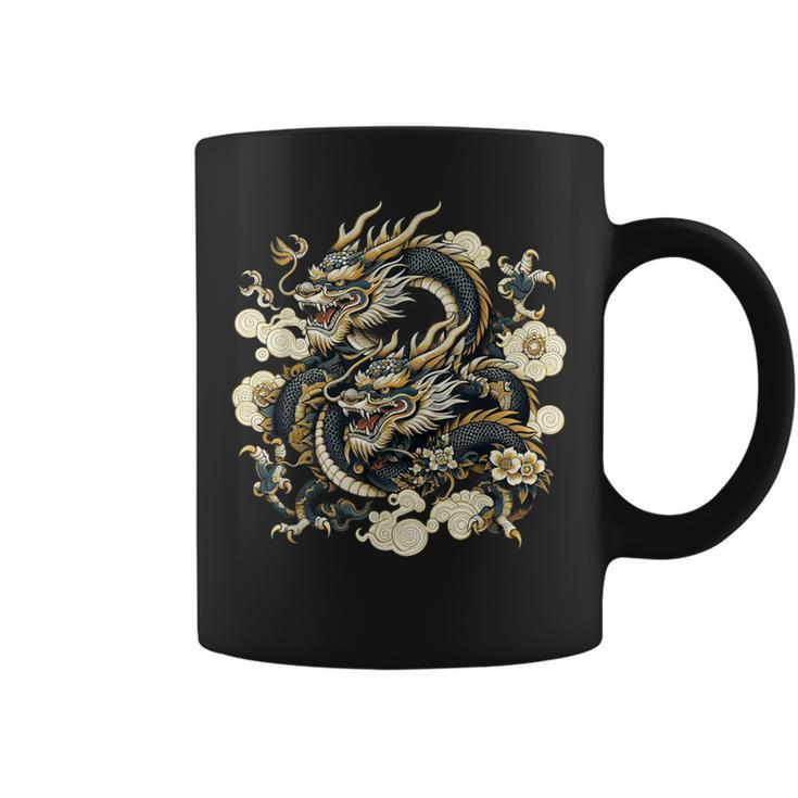 Dragon Aesthetic Japanese Culture Tokyo Inspired Asian Coffee Mug