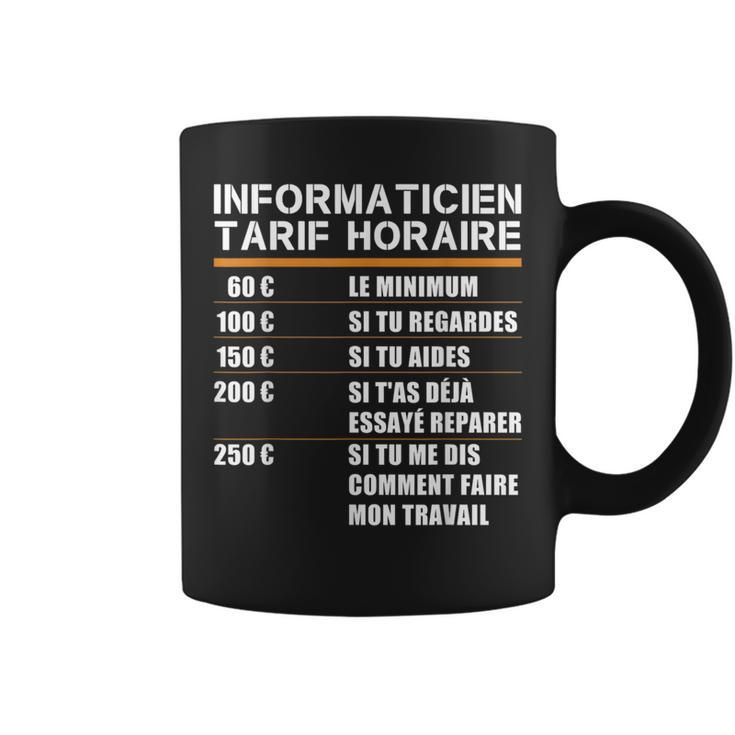 Tasse Humoristique Propriétaire De Whippet - "Tarif Horaire" - Cadeau Idéal