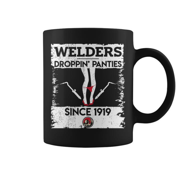Droppin' Panties Dirty Badass Welder Welding Coffee Mug