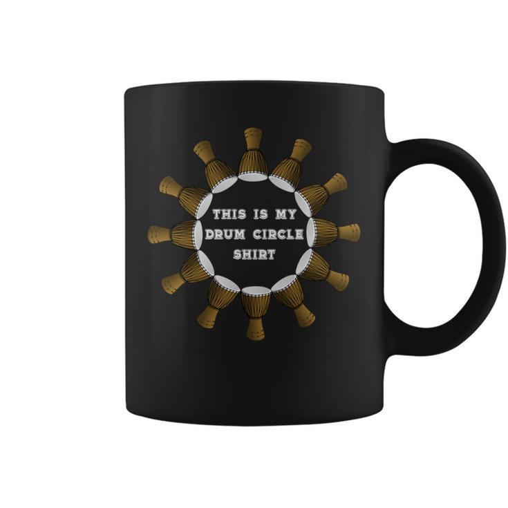 Drum Circle Percussion Group People Hand-Drums Bongo Coffee Mug