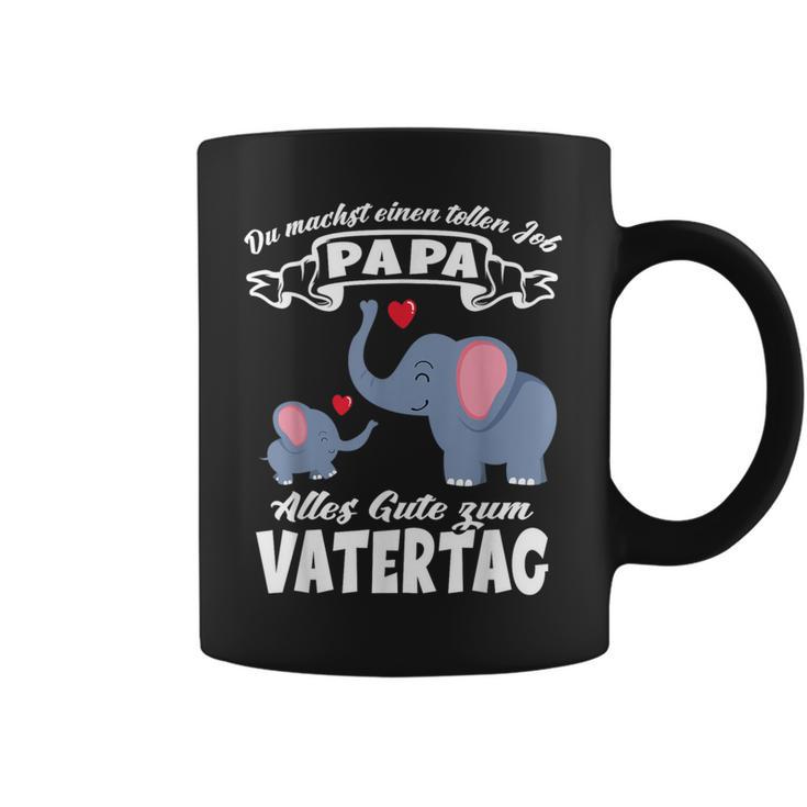 Du Machst Einen Tolle Job Papa Father's Day Baby Elephant Heart S Tassen