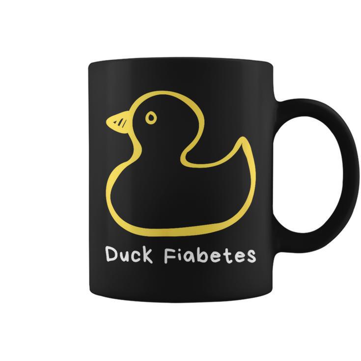 Duck Fiabetes Type 1 Diabetes Sucks Coffee Mug