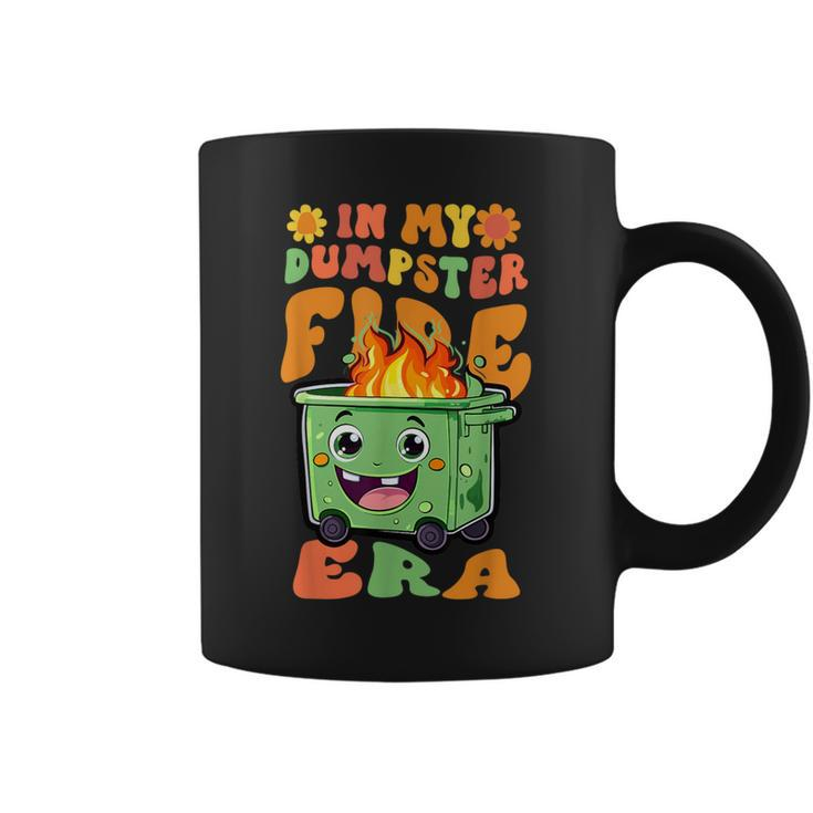 In My Dumpster Fire Era Lil Dumpster On Fire Bad Experience Coffee Mug