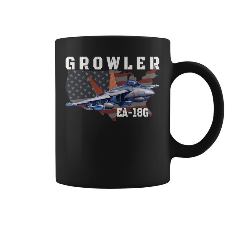 Ea-18G Growler Electronic Warfare Aircraft Military Aviation Coffee Mug