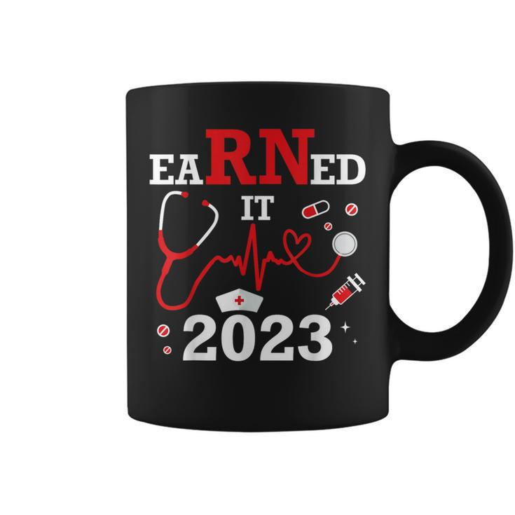 Earned It 2023 For Nurse Graduation Or Rn Lpn Class Of Coffee Mug