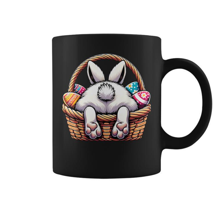 Easter Day Cute Bunny Basket Hunting Chocolate Eggs Egg Hunt Coffee Mug