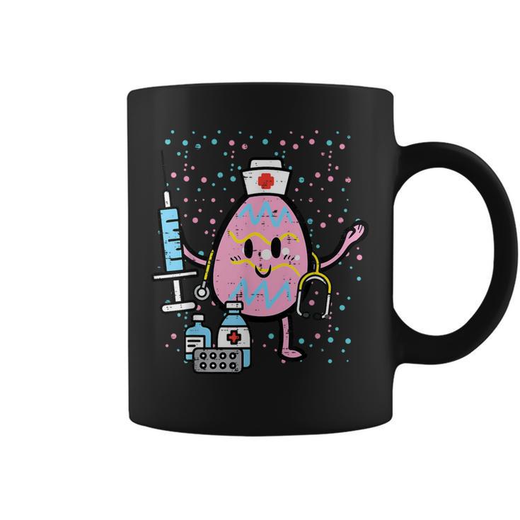 Easter Egg Nicu Nurse Cute Picu Baby Rn Er Scrub Top Women Coffee Mug