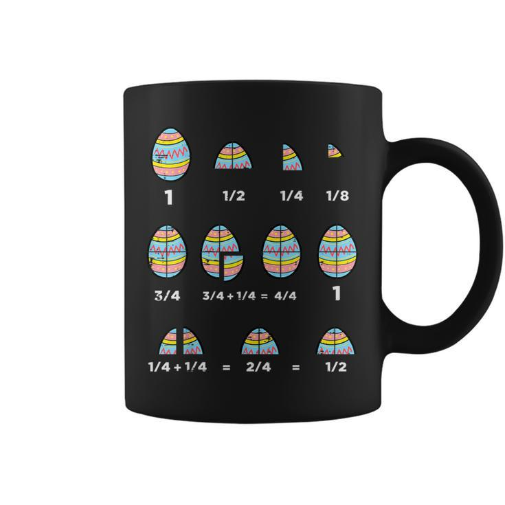 Easter Eggs Math Fractions Nerd Teacher Women Coffee Mug