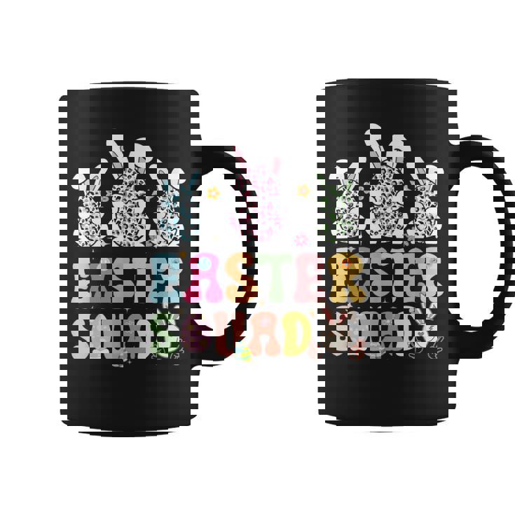 Easter Squad Bunny Rabbit Egg Groovy Cousin Crew Easter Day Coffee Mug