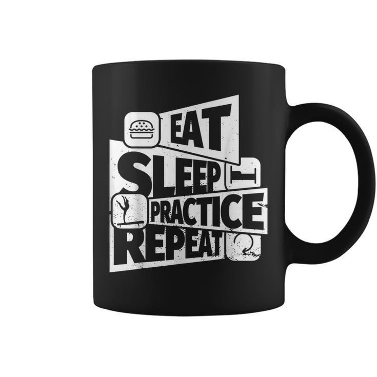 Eat Sleep Balance Beam Repeat Balance Beam Coffee Mug
