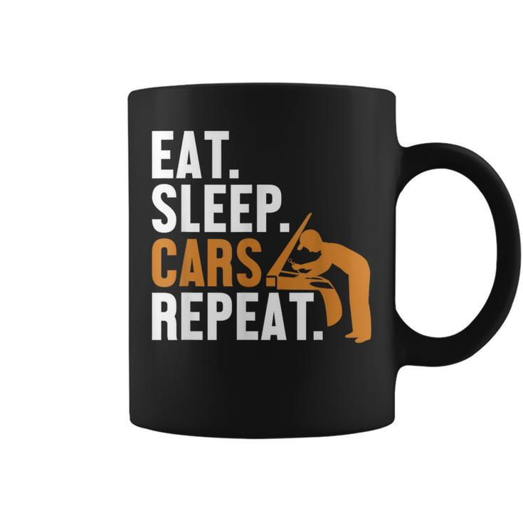 Eat Sleep Cars Repeat Automotive Technician Auto Mechanic Coffee Mug