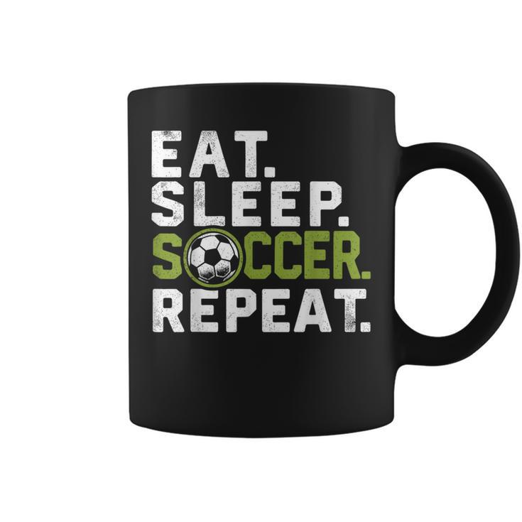Eat Sleep Soccer Repeat Soccer Coffee Mug