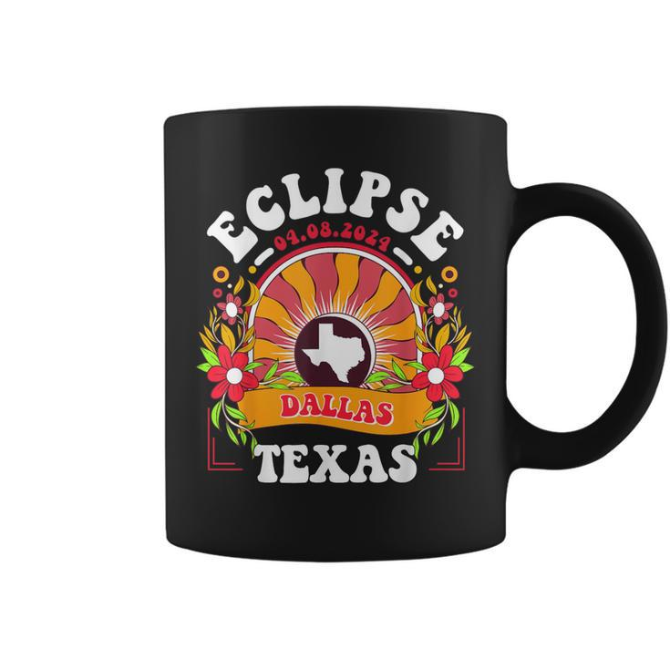 Eclipse 2024 Dallas Texas Total Solar Eclipse Coffee Mug