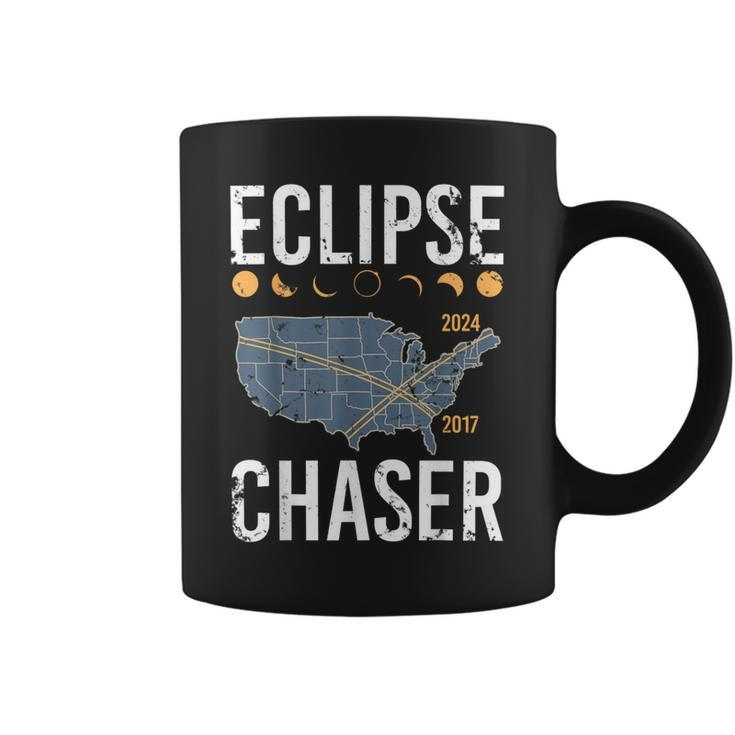 Eclipse Chaser Solar Eclipse Twice In A Lifetime Vintage Coffee Mug