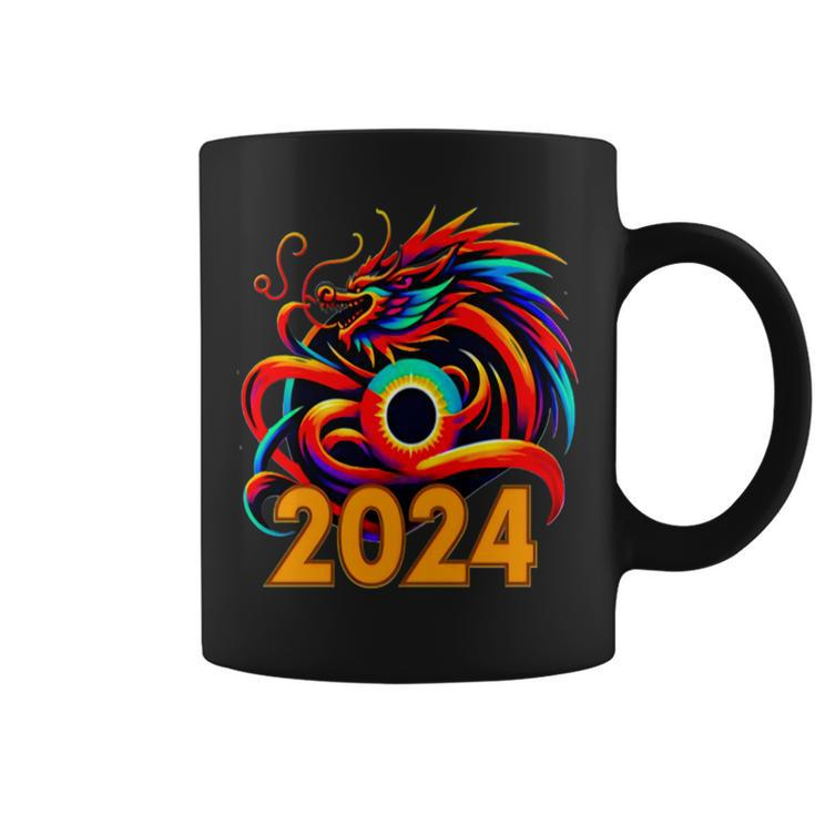 Eclipsing Expectations In The Dragon's Year Coffee Mug