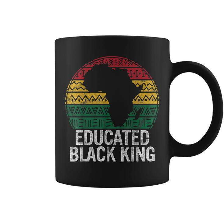 Educated Black King History Month African Pride Teacher Coffee Mug