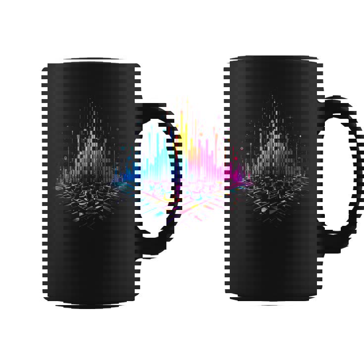 Égaliseur De Musique Colorée Techno Trance Tasse