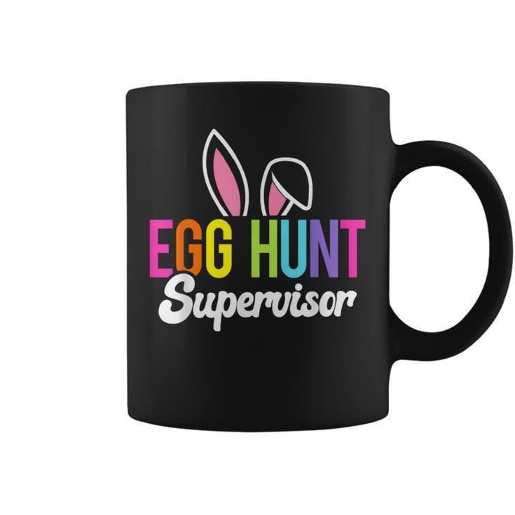 Egg Hunt Supervisor Easter Egg Hunting Party Mom Dad Coffee Mug