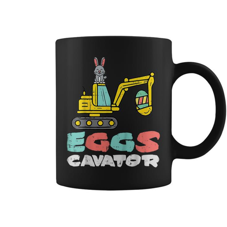 Eggs Cavator Easter Bunny Excavator Cute Boys Kids Toddler Coffee Mug